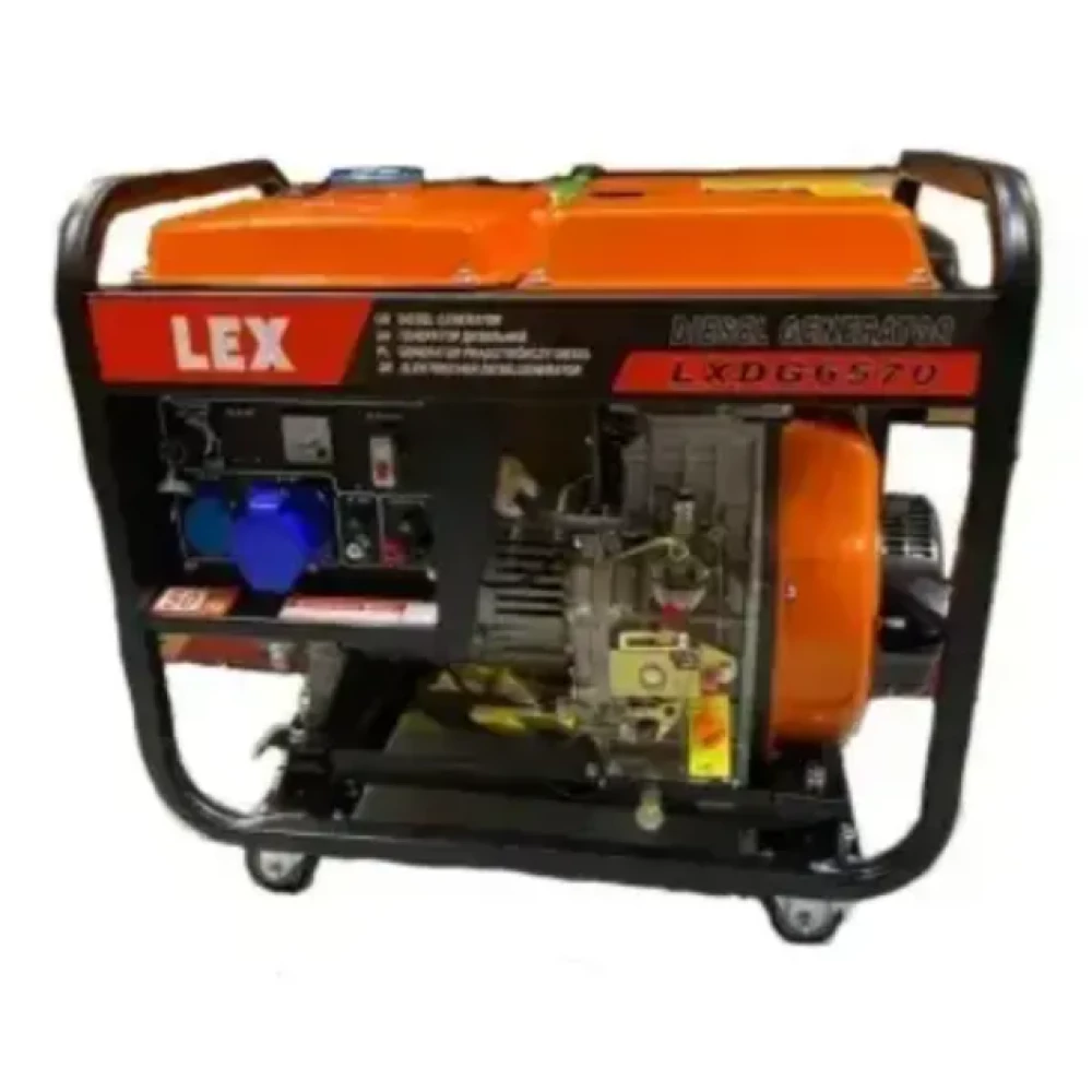 Генератор дизельный LEX LXDG6570 6.5/7.0кВт (электростартер)